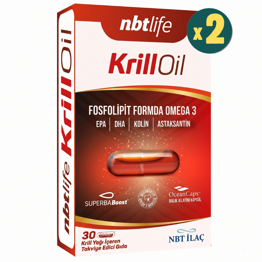 NBT Life Krill Oil 30 Kapsül 2 Adet Fiyatları - Modern Eczane
