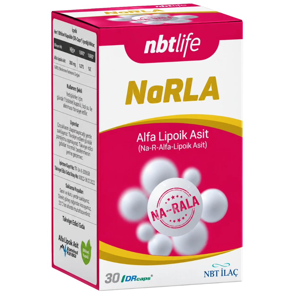 Nbt Life Narla Alfa Lipoik Asit 30 Kapsül Fiyatları - Modern Eczane