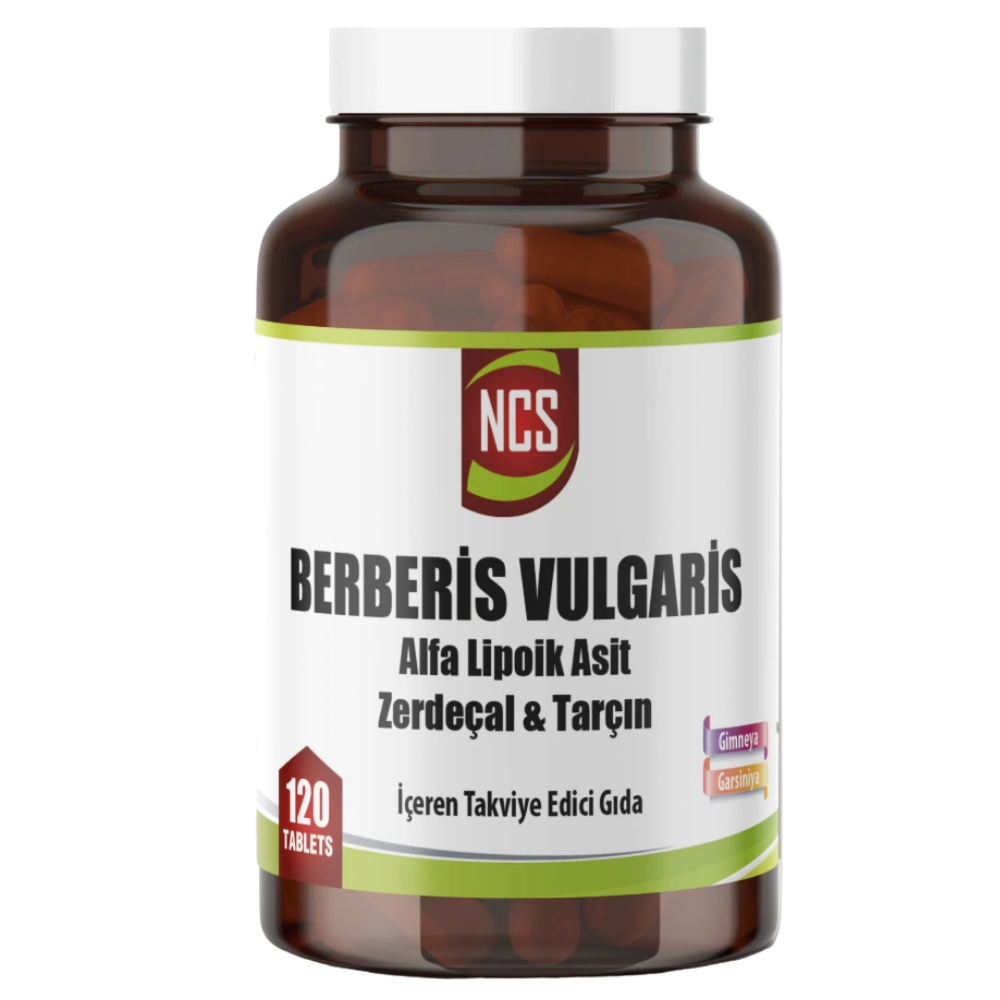 NCS Berberis Vulgaris Alfa Lipoik Asit Zerdeçal Tarçın 120 Tablet Fiyatları - Modern Eczane