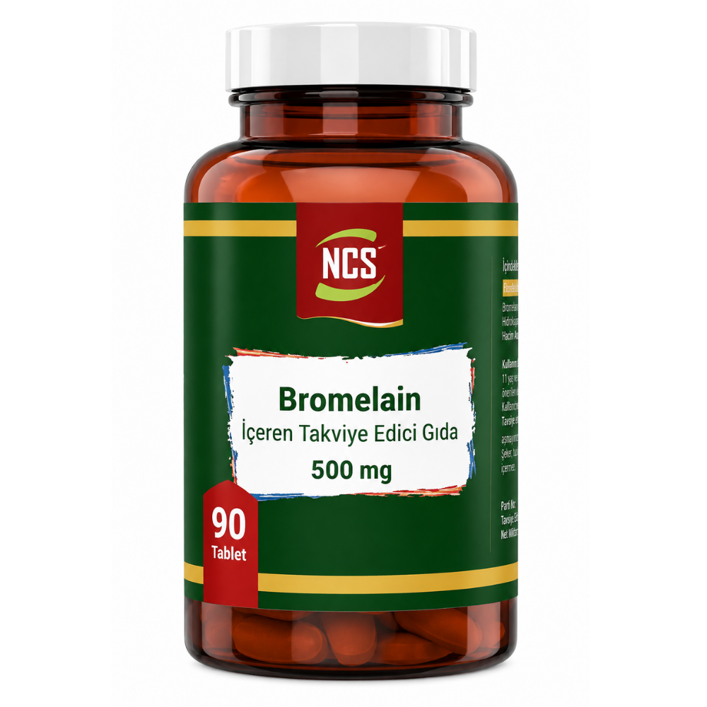NCS Bromelain Ananas 500 mg 90 Tablet Fiyatları - Modern Eczane