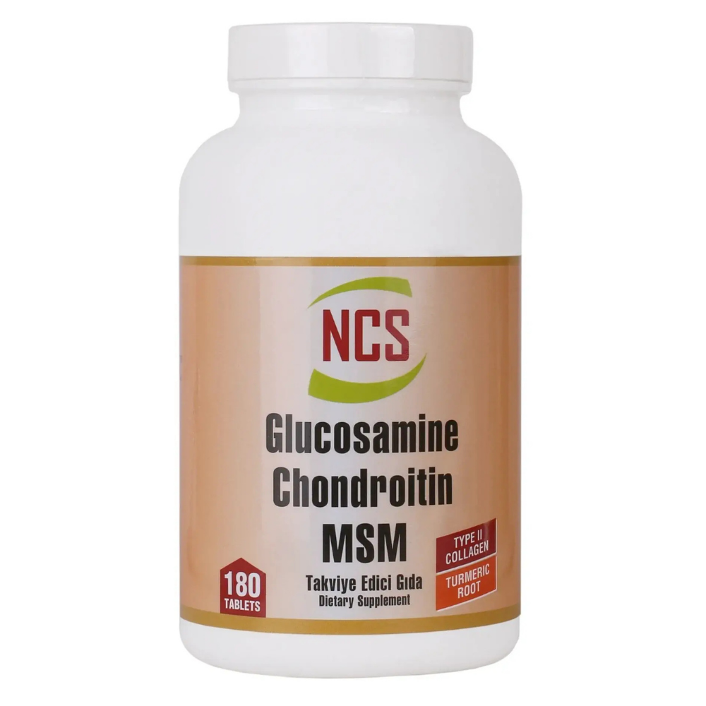 NCS Glucosamine Chondroitin MSM Type II Turmeric 180 Tablet Fiyatları - Modern Eczane