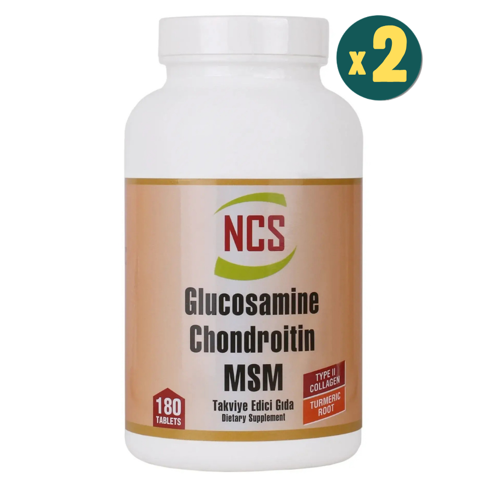 NCS Glucosamine Chondroitin MSM Type II Turmeric 180 Tablet 2 Adet Fiyatları - Modern Eczane