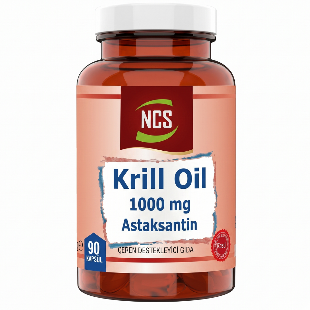 NCS Krill Oil 1000 mg Astaksantin 90 Softjel Fiyatları - Modern Eczane
