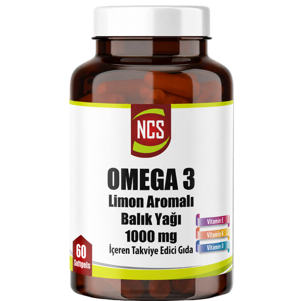 Ncs Limon Aromalı Balık Yağı 1000 Mg 60 Softgel Fiyatları - Modern Eczane