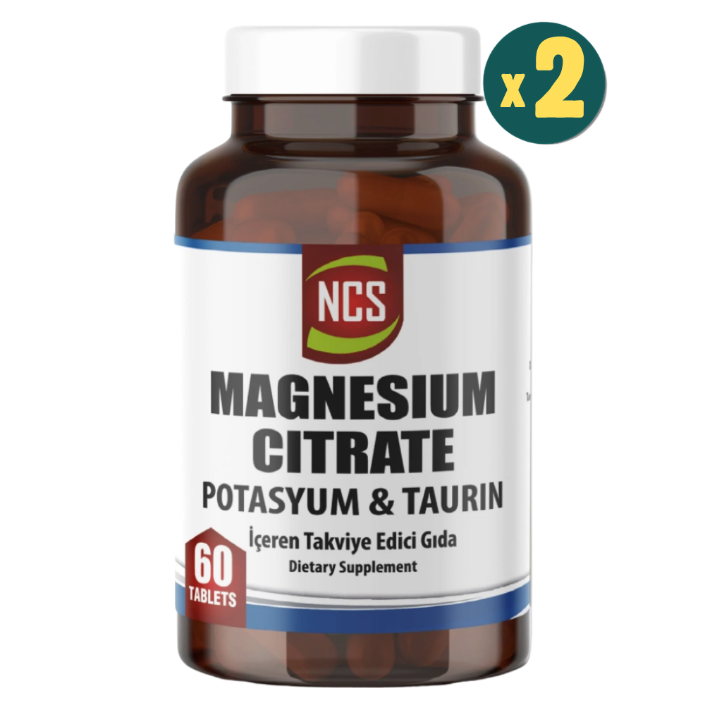 Ncs Magnezyum Sitrat Potasyum & Taurin 60 Tablet 2 Adet Fiyatları - Modern Eczane
