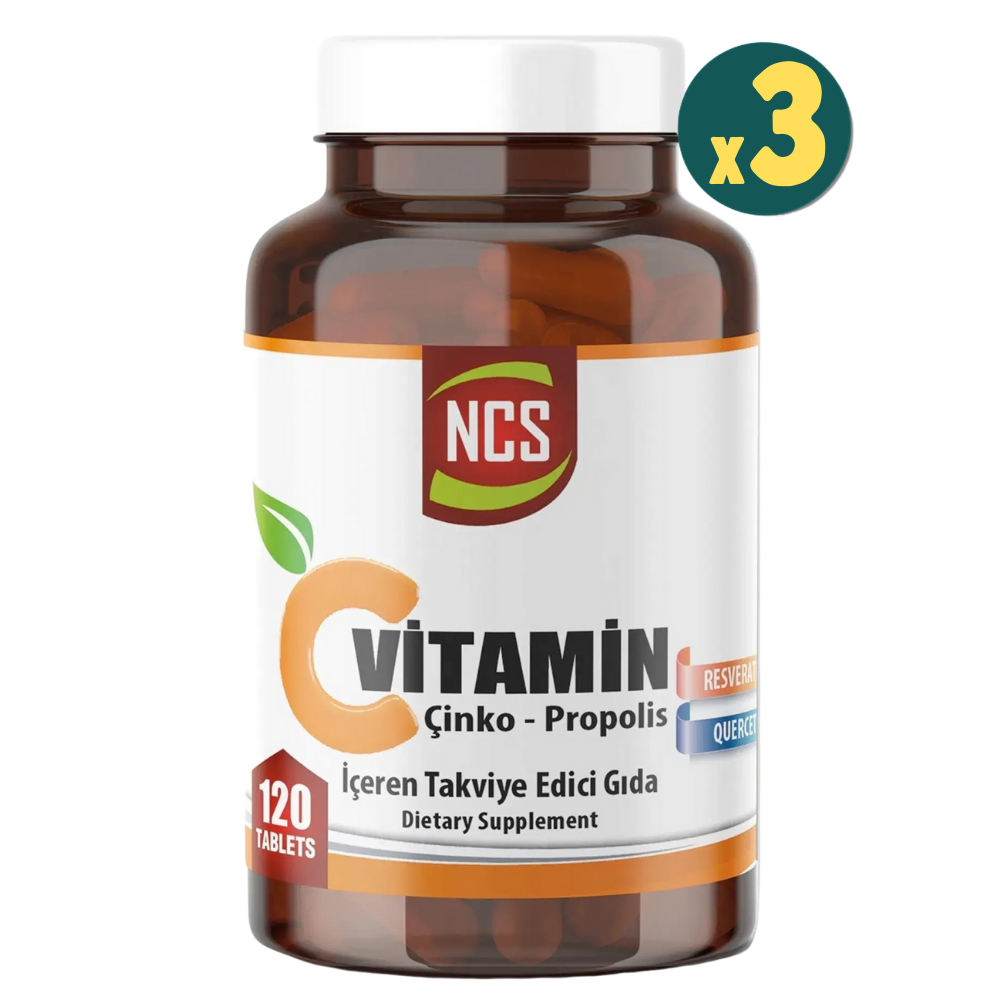 Ncs Propolis Çinko Vitamin C 120 Tablet 3 Adet Fiyatları - Modern Eczane