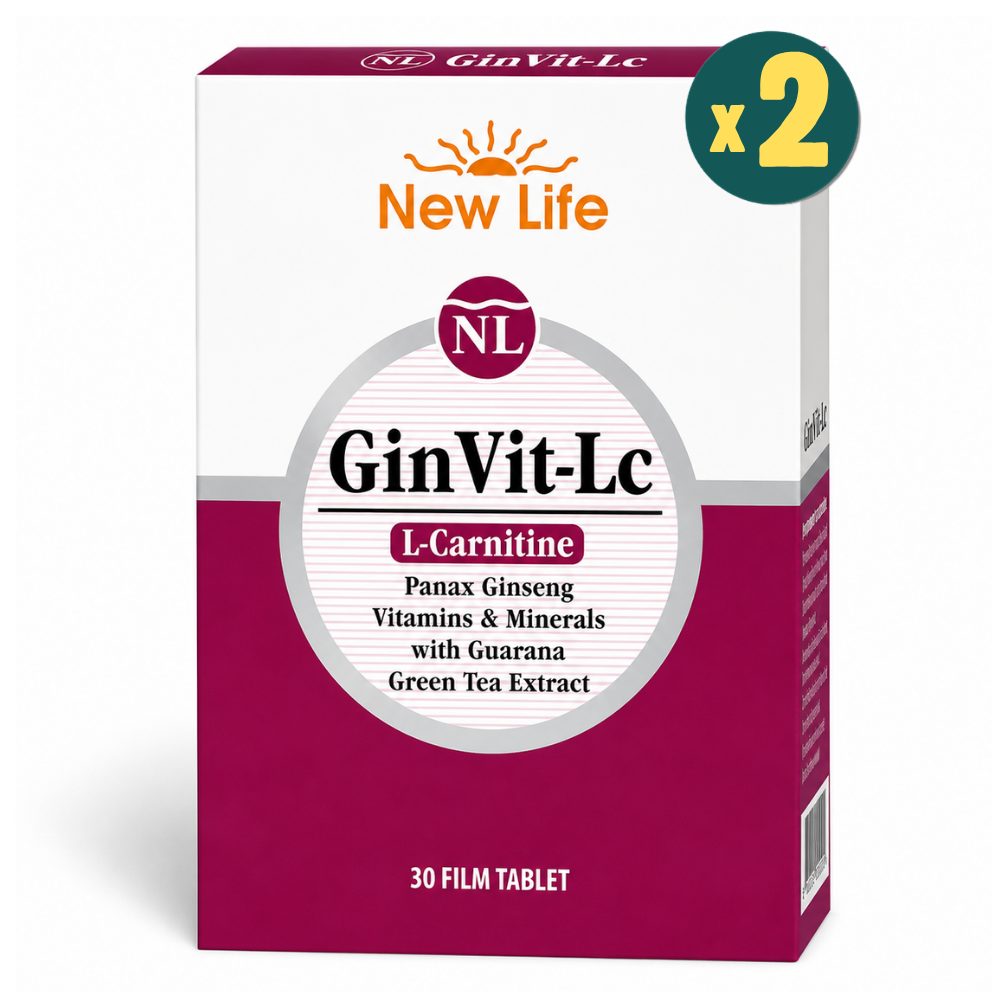 New Life GinVit-LC 30 Film Tablet 2 Adet Fiyatları - Modern Eczane