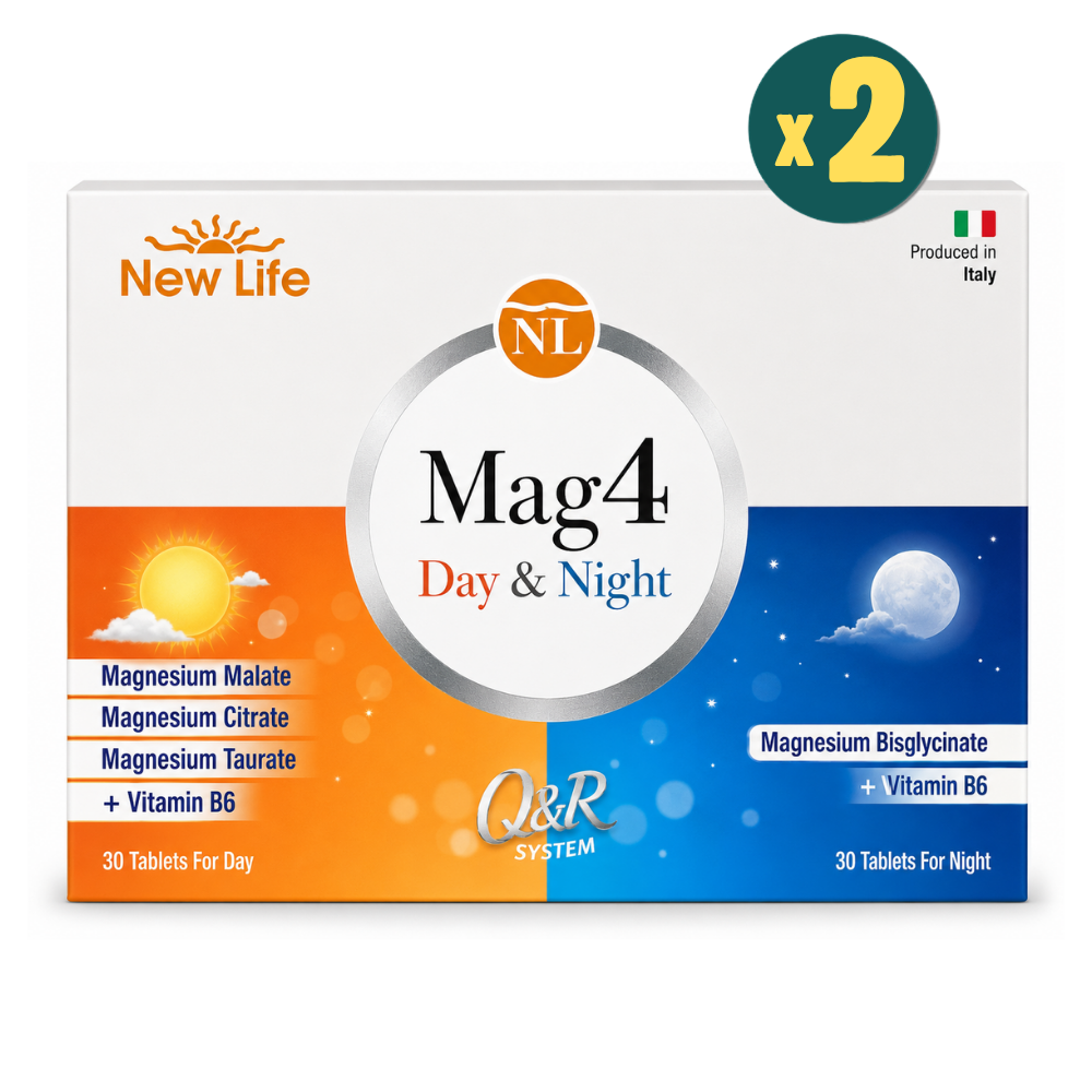 New Life Mag4 Day & Night 60 Tablet 2 Adet Fiiyatları - Modern Eczane