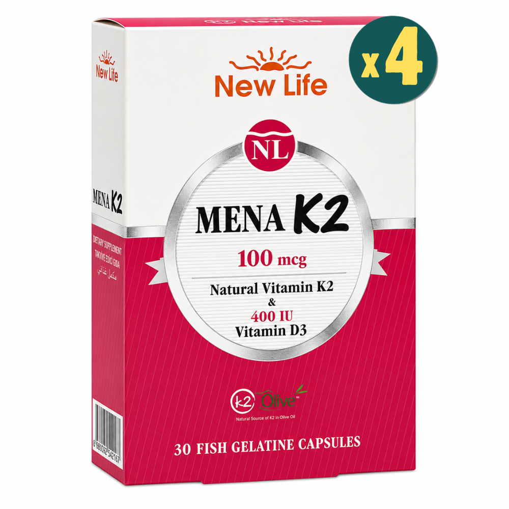 New Life Mena K2+D3 30 Kapsül 4 Adet Fiyatları - Modern Eczane