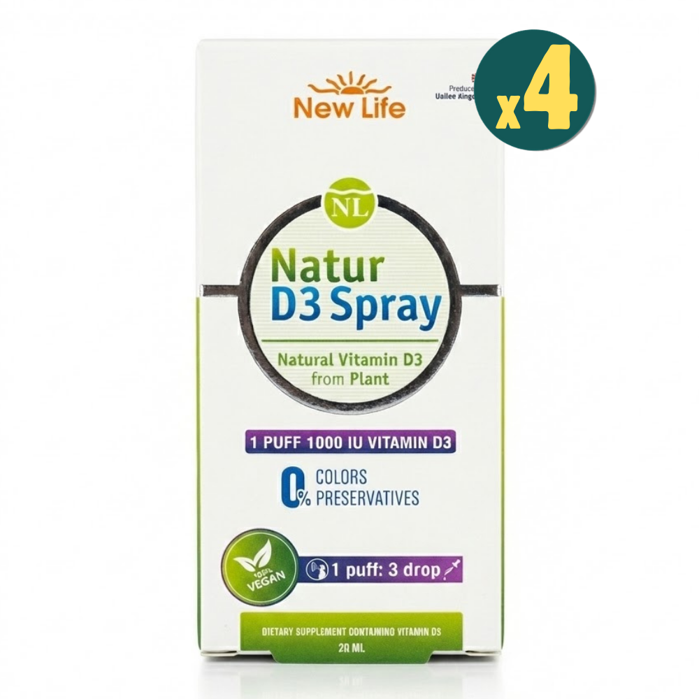 New Life Natur D3 Spray 20 ml 4 Adet Fiyatları Modern Eczane