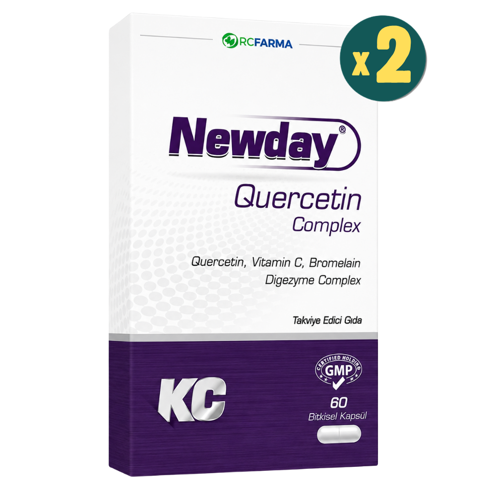 Newday Kuersetin Complex 60 Kapsül 2 Adet Fiyatları - Modern Eczane