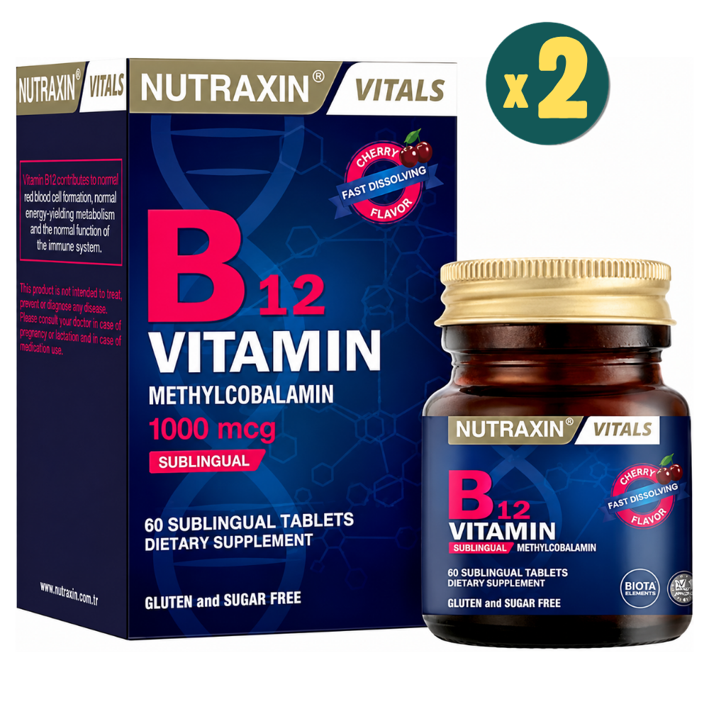 Nutraxin B12 Vitamin 60 Tablet 2 Adet Fiyatları - Modern Eczane