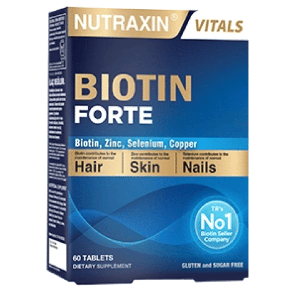Nutraxin Biotin Forte Tablet 60 Tablet Fiyatları - Modern Eczane
