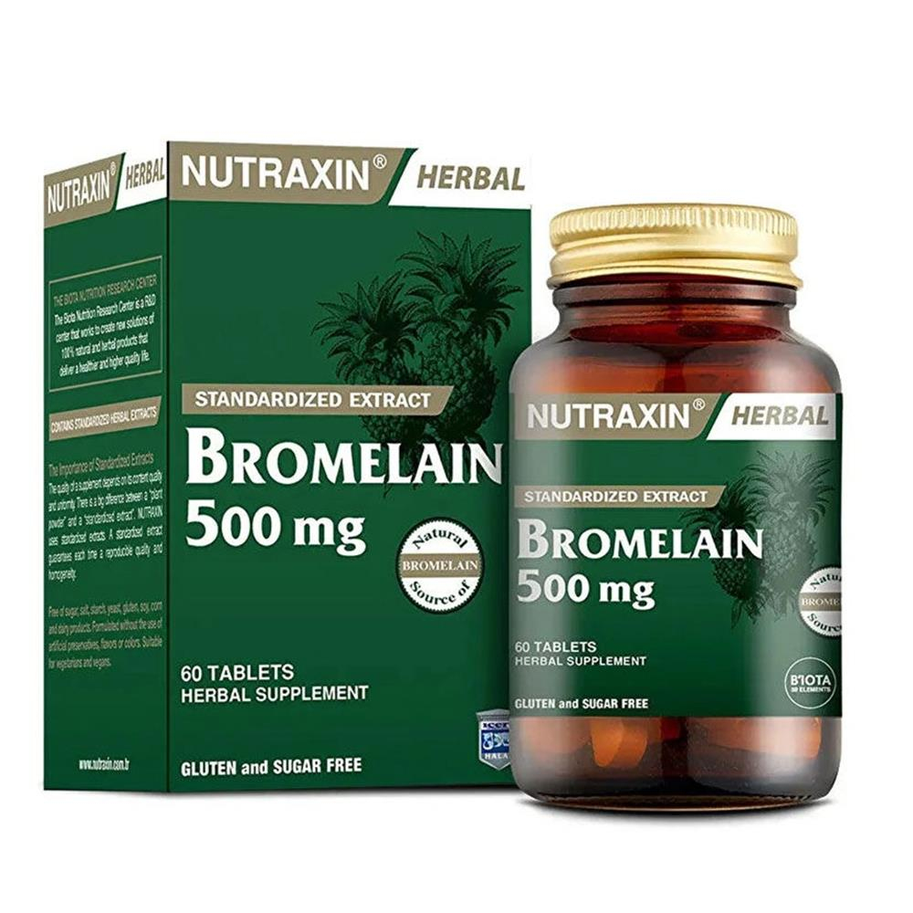 Nutraxin Bromelain 60 Kapsül Takviye edici Gıda Fiyatları - Modern Eczane