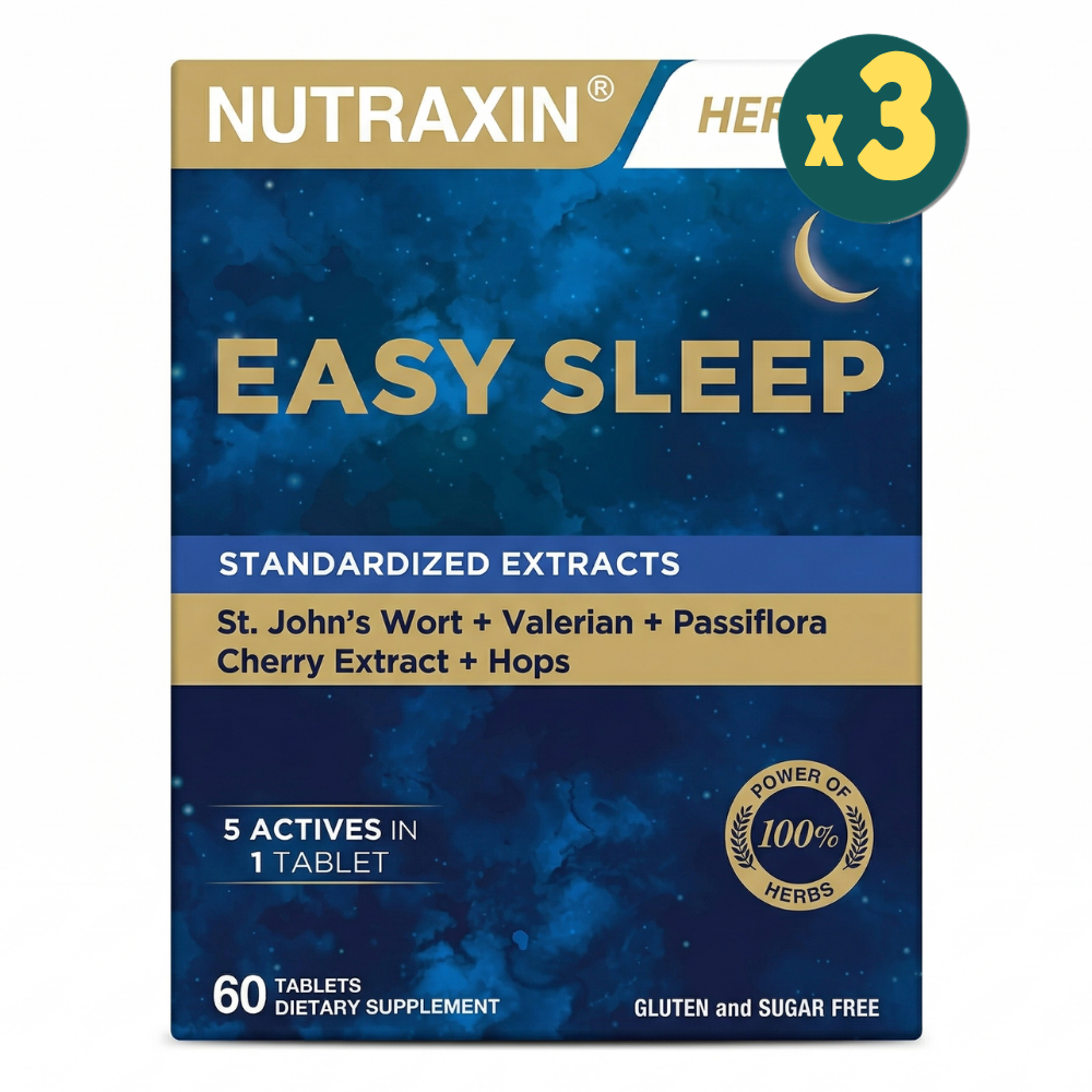 Nutraxin Easy Sleep 60 Tablet 3 Adet Fiyatları - Modern Eczane