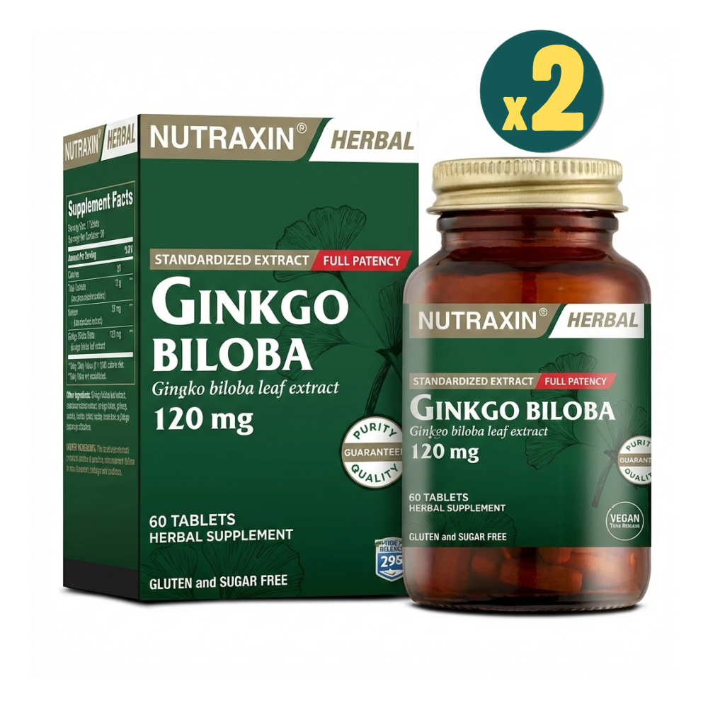 Nutraxin Ginkgo Biloba 60 Tablet 2 Adet Fiyatları - Modern Eczane