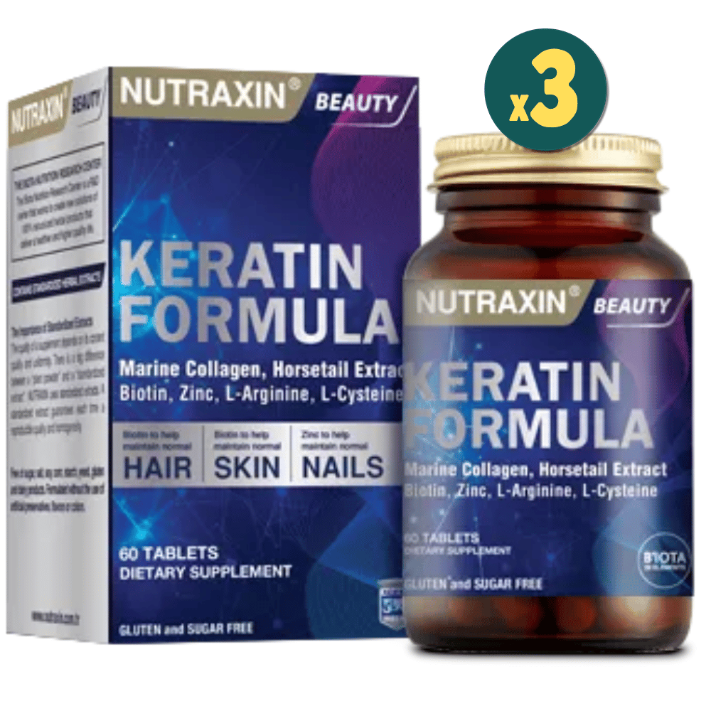 Nutraxin Keratin Formula 60 Tablet 3 Adet