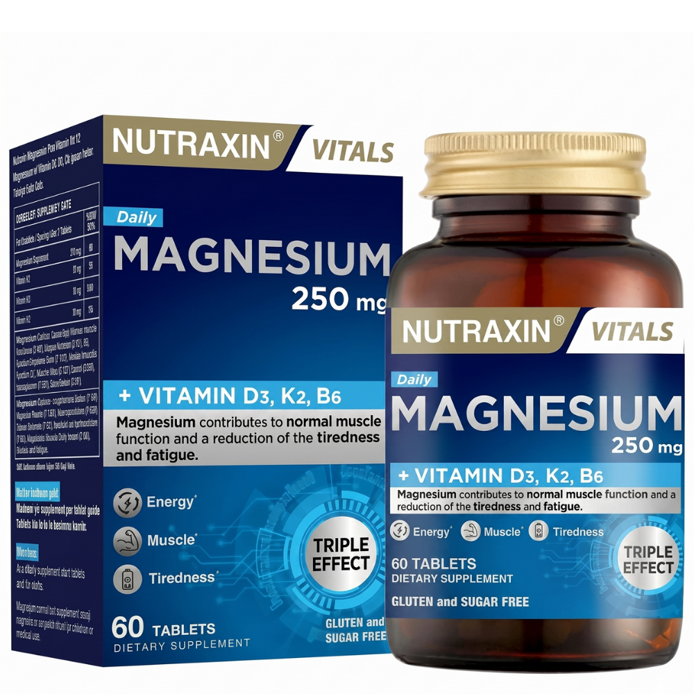 Nutraxin Magnesium Daily 60 Tablet Fiyatları - Modern Eczane