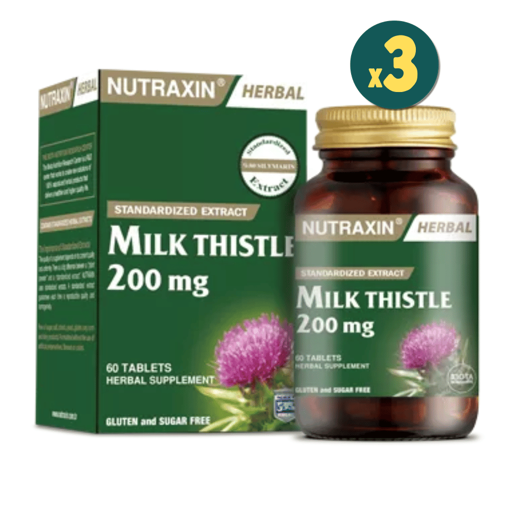 Nutraxin Milk Thistle 60 Tablet 3 Adet Fiyatları - Modern Eczane