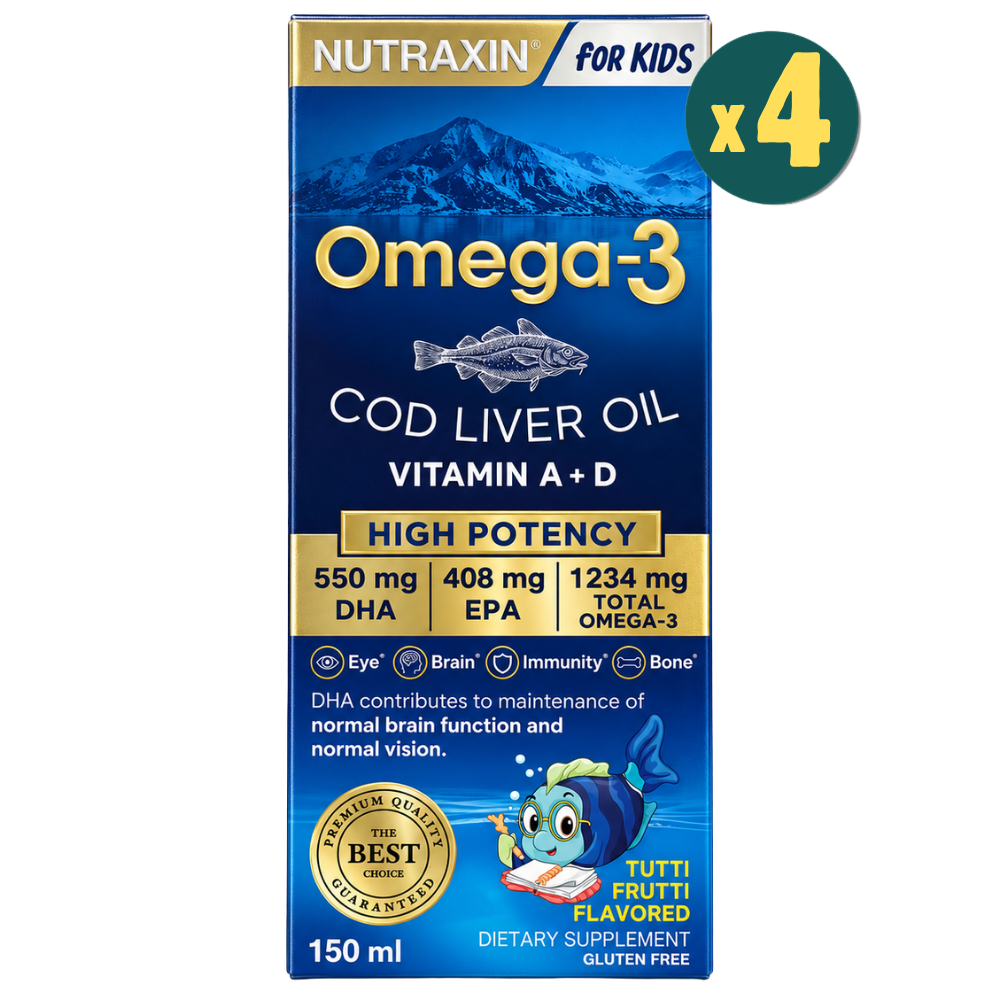 Nutraxin Omega 3 Şurup Karışık Meyve Aromalı 150 ml 4 Adet Fiyatları - Modern Eczane
