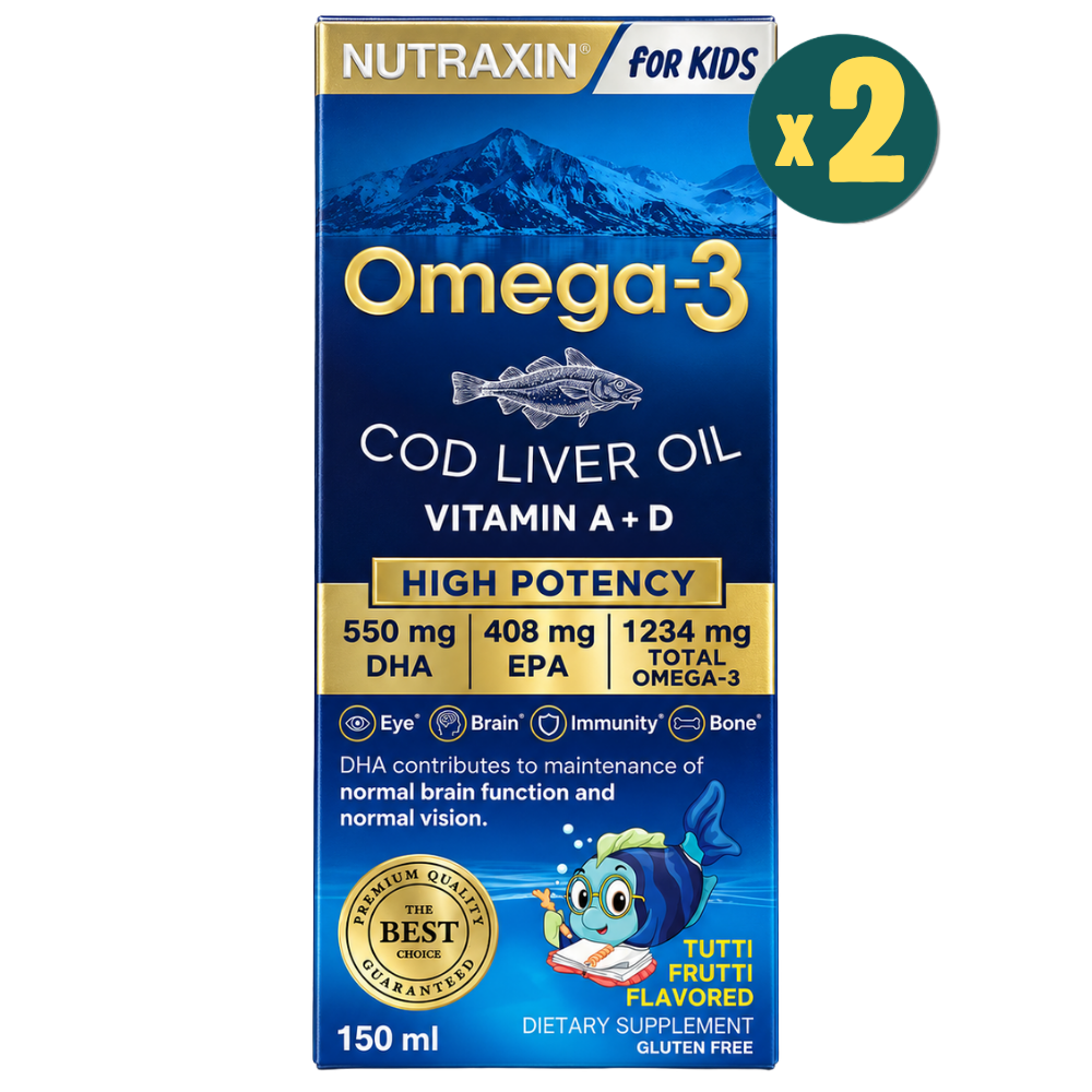 Nutraxin Omega 3 Şurup Karışık Meyve Aromalı 150 ml 2 Adet Fiyatları - Modern Eczane