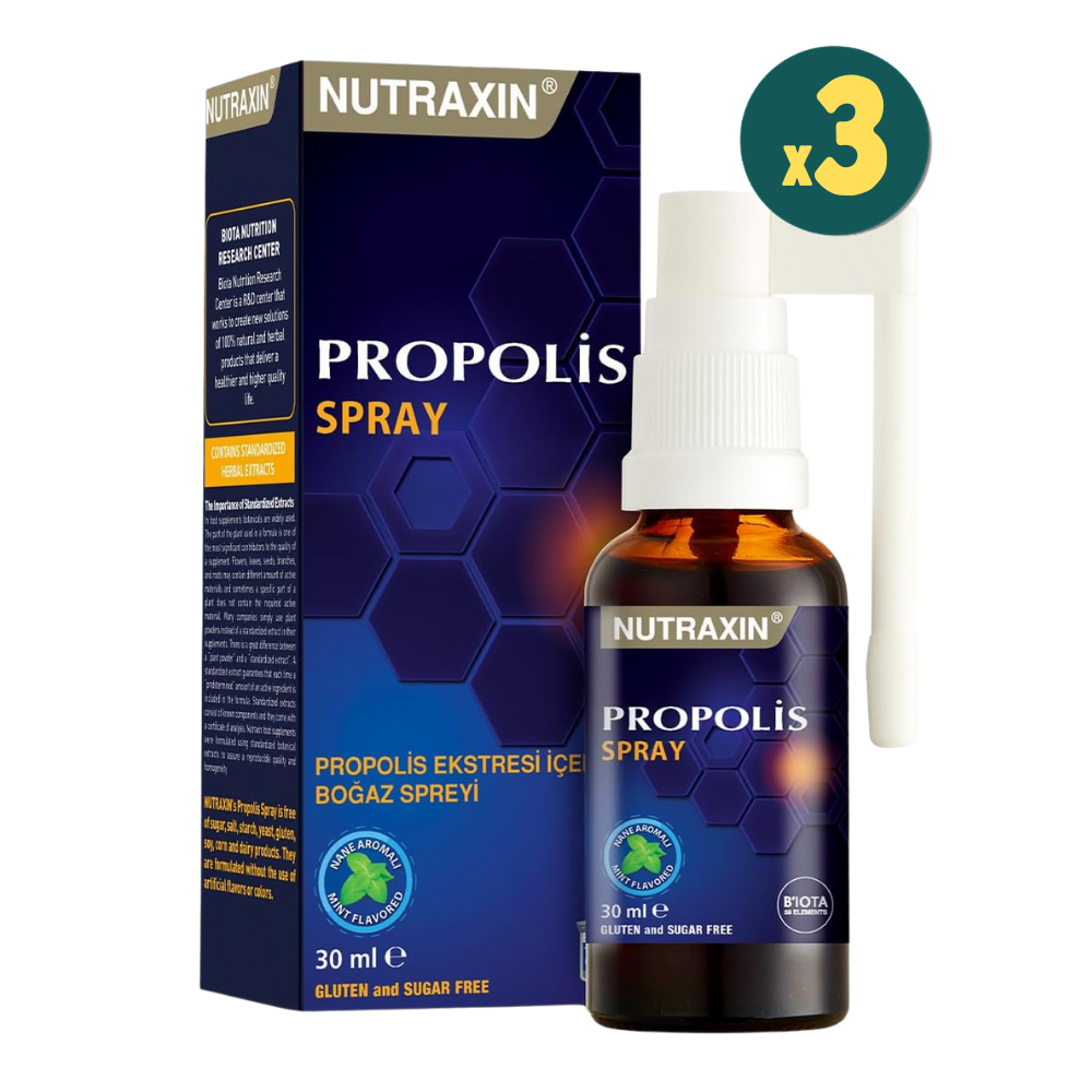 Nutraxin Propolis Sprey 30 ml 3 Adet Fiyatları - Modern Eczane