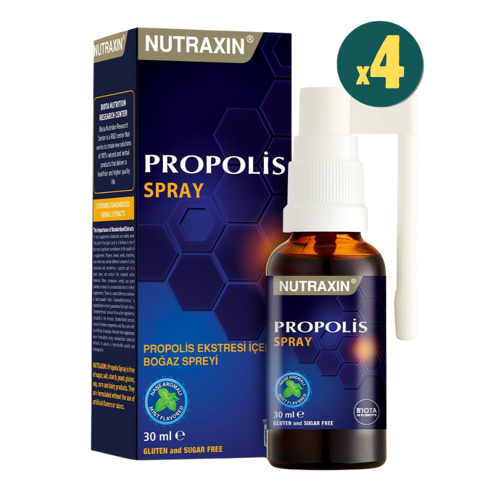 Nutraxin Propolis Sprey 30 ml 4 Adet Fiyatları - Modern Eczane