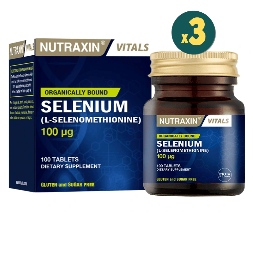 Nutraxin Selenium 100 mcg 100 Tablet 3 Adet Fiyatları - Modern Eczane