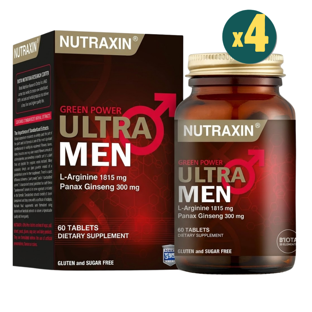 Nutraxin Ultra Men 60 Tablet 4 Adet Fiyatları - Modern Eczane