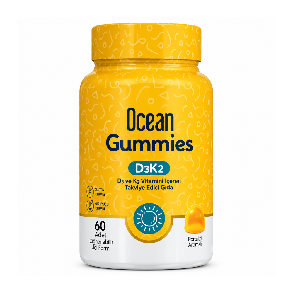 Ocean Gummies D3 K2 Vitamini 60 Jel Form Fiyatları - Modern Eczane