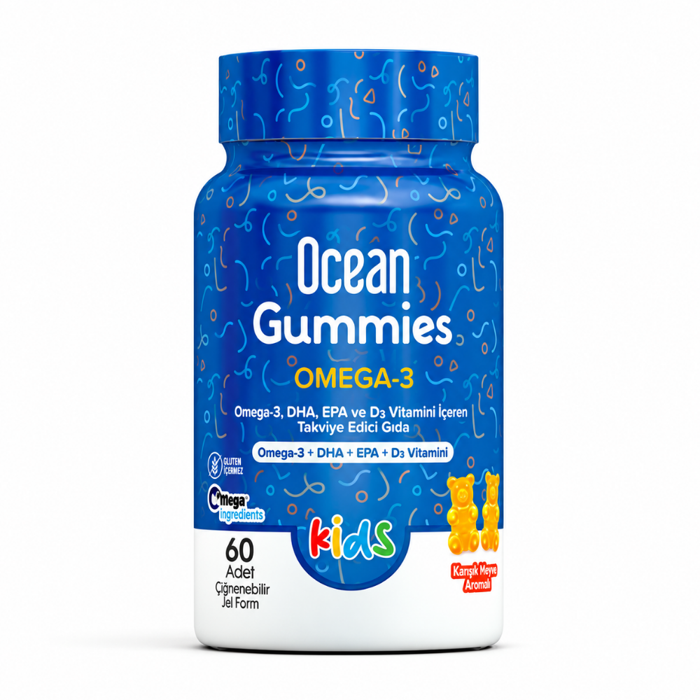 Ocean Gummies Omega-3 Kids 60 Jel Form Fiyatları - Modern Eczane 