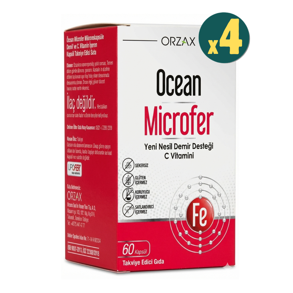 Ocean Microfer 60 Kapsül 4 Adet Fiyatları - Modern Eczane