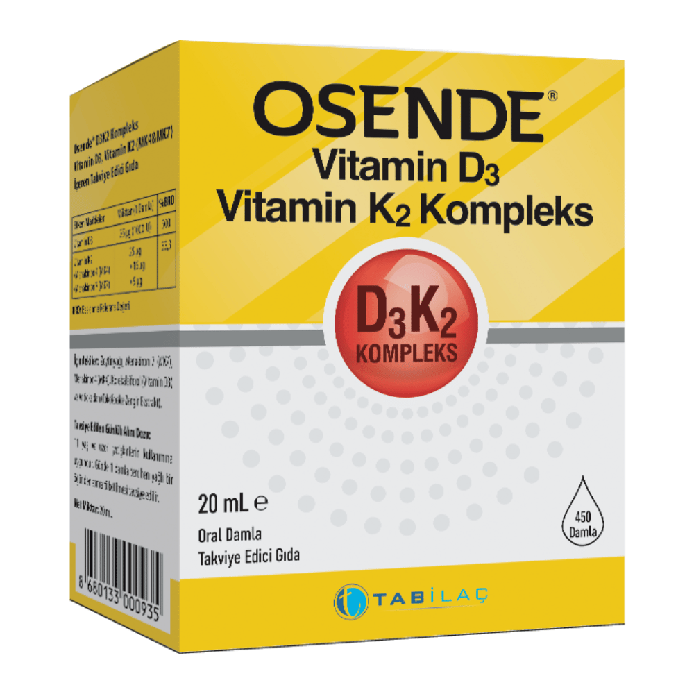 Osende D3K2 Complex Damla 20 ml Fiyatları - Modern Eczane