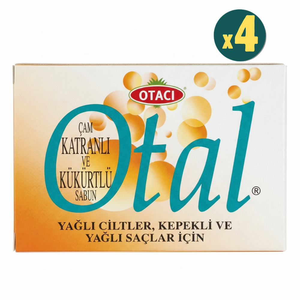 Otacı Sabun Otal Kükürtlü 80 gr 4 Adet Fiyatları - Modern Eczane
