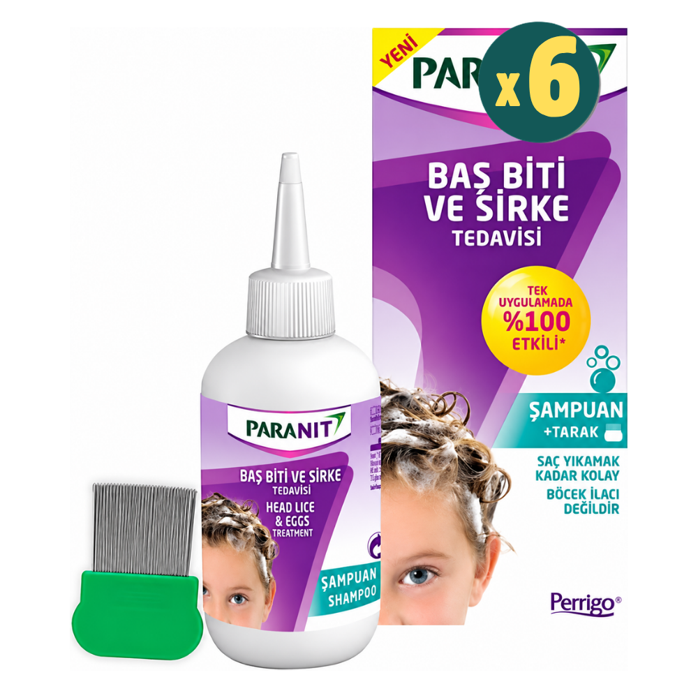 Paranit Bit Şampuanı 100 ml 6 Adet Fiyatları - Modern Eczane