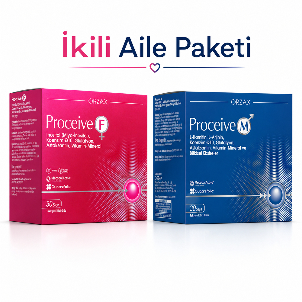 Proceive M & F İkili Aile Takviyesi Paketi 30 Saşe Fiyatları - Modern Eczane