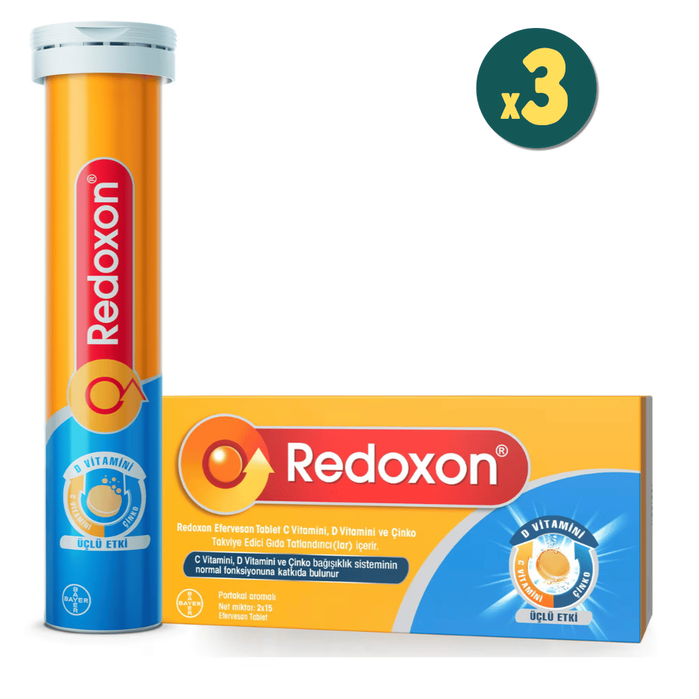 Redoxon 3'lü Etki 30 Efervesan Tablet 3 Adet Fiyatları - Modern Eczane
