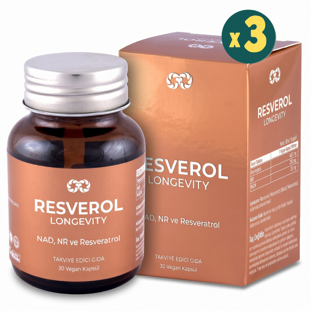 Resverol Longevity Nad 30 Kapsül 3 Adet Fiyatları - Modern Eczane