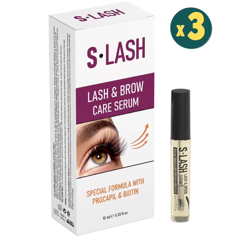 S-Lash Kaş & Kirpik Serumu 10 ml 3 Adet Fiyatları - Modern Eczane