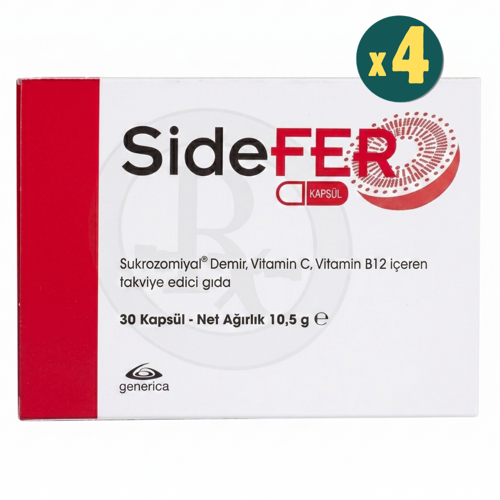 Sidefer 30 Kapsül 4 Adet Fiyatları - Modern Eczane