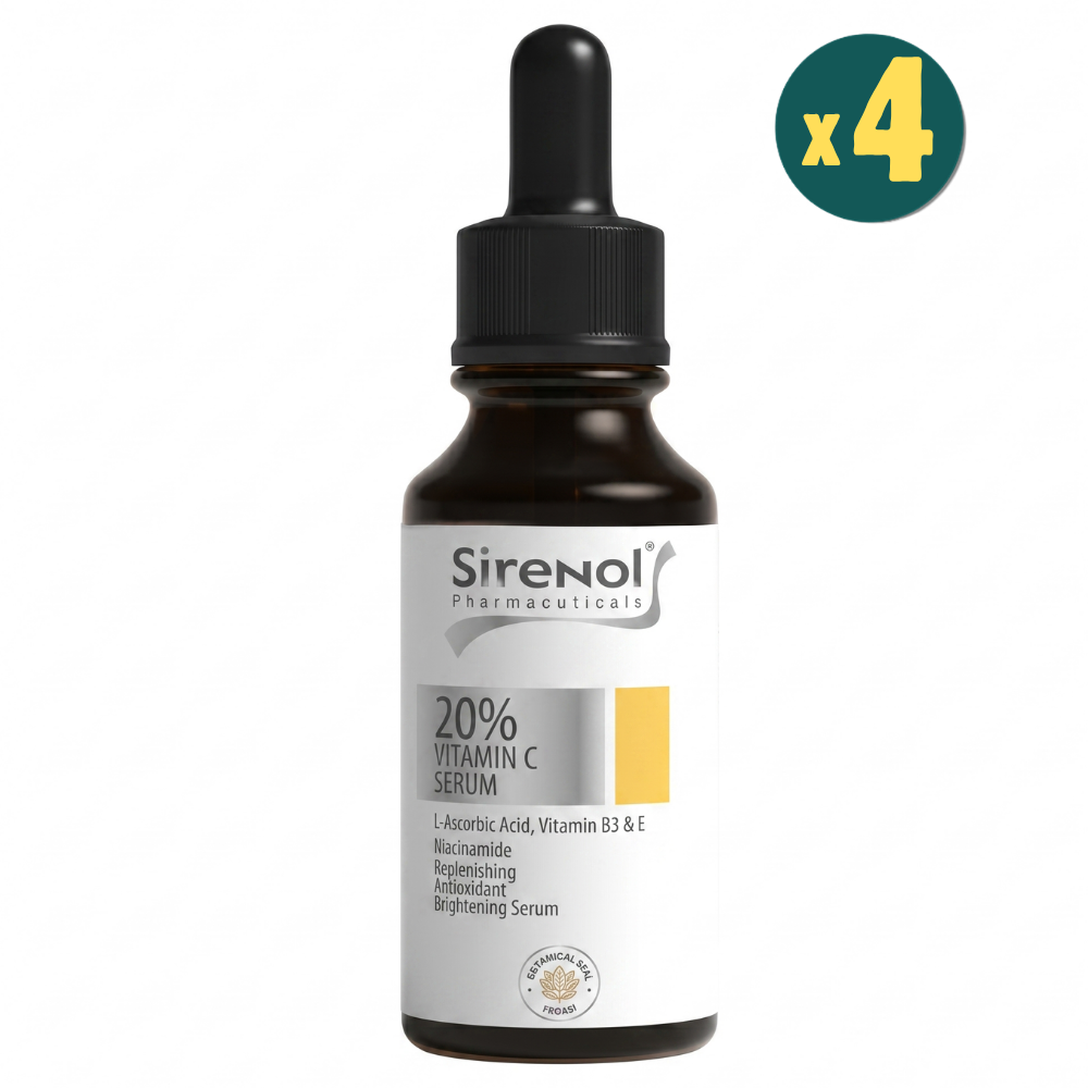 Sirenol %20 Vıtamın C Serum 30 ml 4 Adet Fiyatları - Modern Eczane
