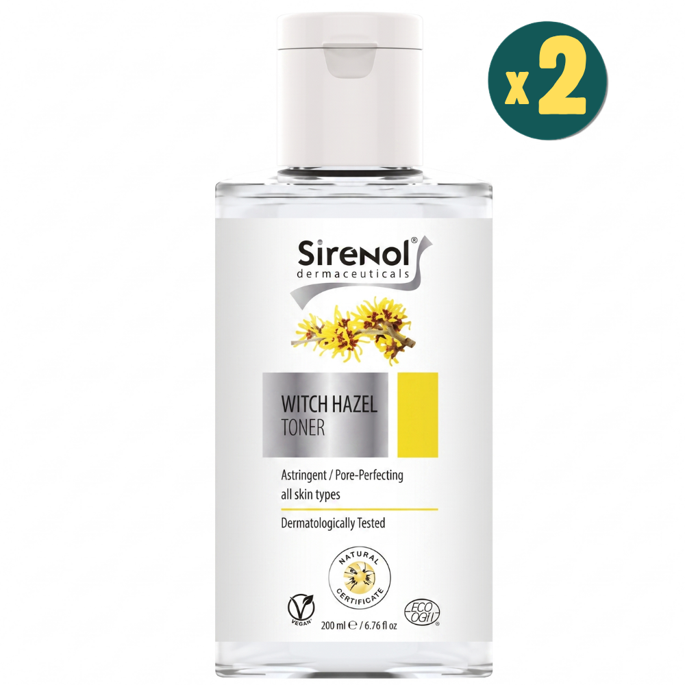 Sirenol Cadı Fındığı Cilt Sıkılaştırıcı ve Gözenek Temizleyici Tonik 300 ml 2 Adet Fiyatları - Modern Eczane
