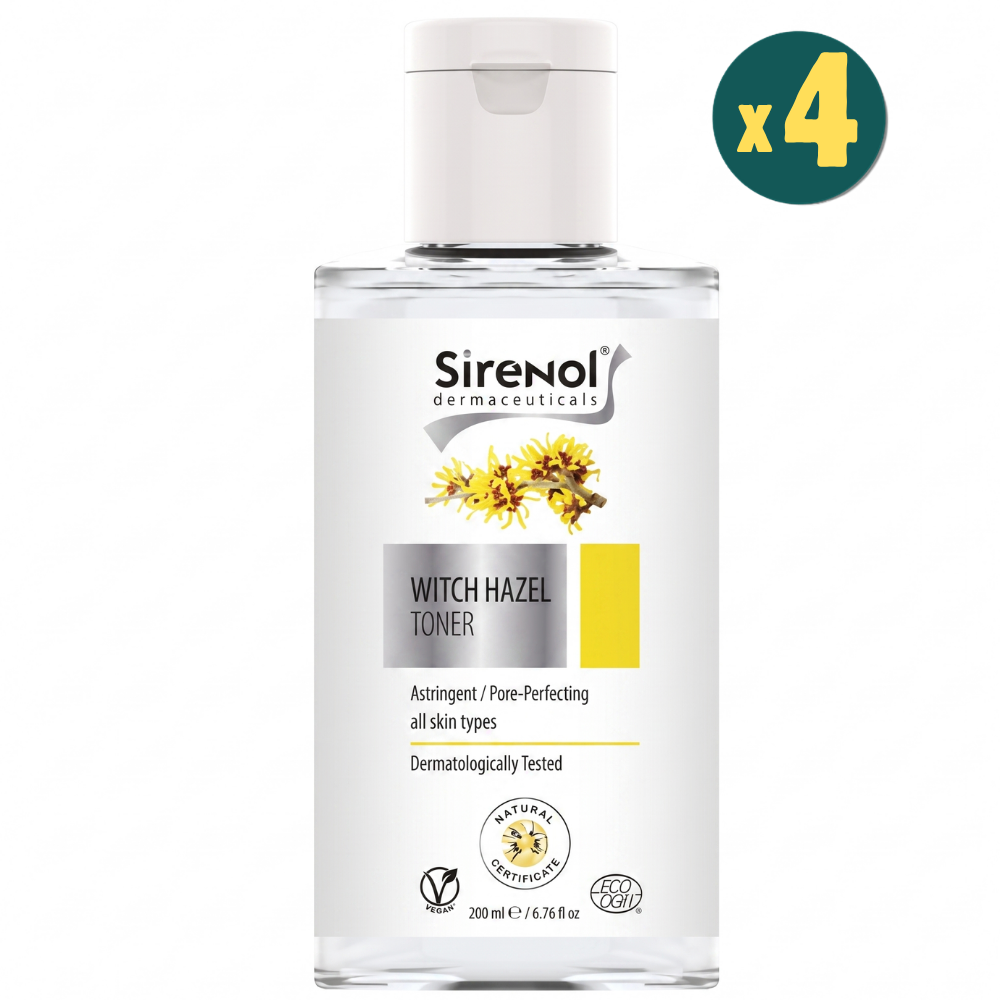Sirenol Cadı Fındığı Cilt Sıkılaştırıcı ve Gözenek Temizleyici Tonik 300 ml 4 Adet Fiyatları - Modern Eczane