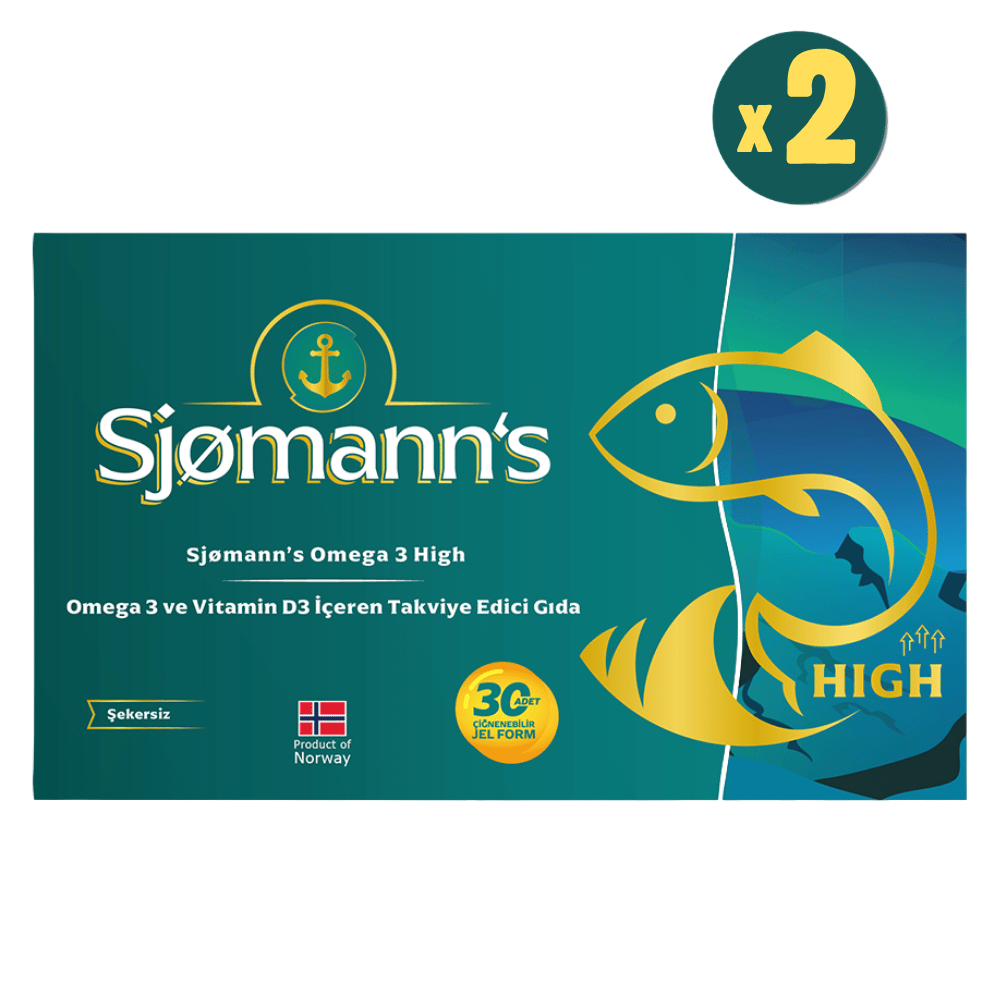 Sjomann's Omega-3 High 30 Çiğnenebilir Jel Tablet 2 Adet Fiyatları - Modern Eczane