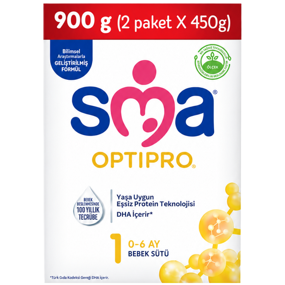 SMA Optipro 1 Devam Sütü 450 gr 2'li Fiyatları - Modern Eczane