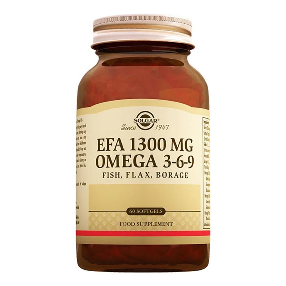 Solgar EFA 1300 mg Omega 3-6-9 60 Yumuşak Jelatinli Kapsül Fiyatları - Modern Eczane