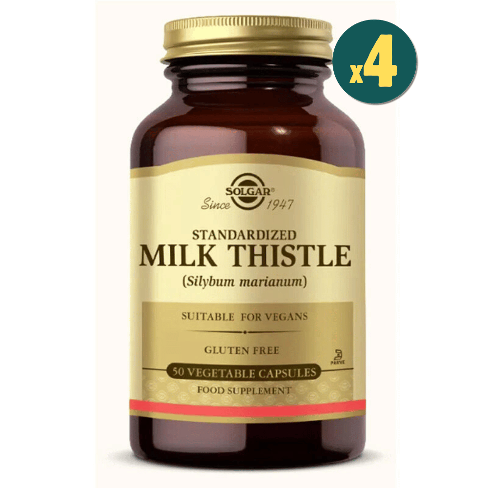 Solgar Milk Thistle 100 mg 50 Kapsül 4 Adet Fiyatları - Modern Eczane