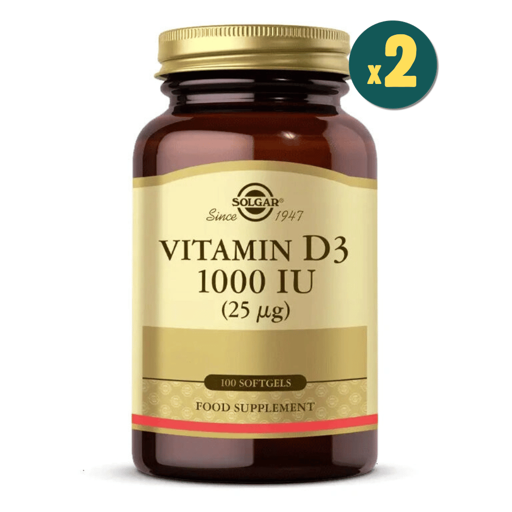 Solgar Vitamin D3 1000 IU 100 Tablet 2 Adet Fiyatları - Modern Eczane
