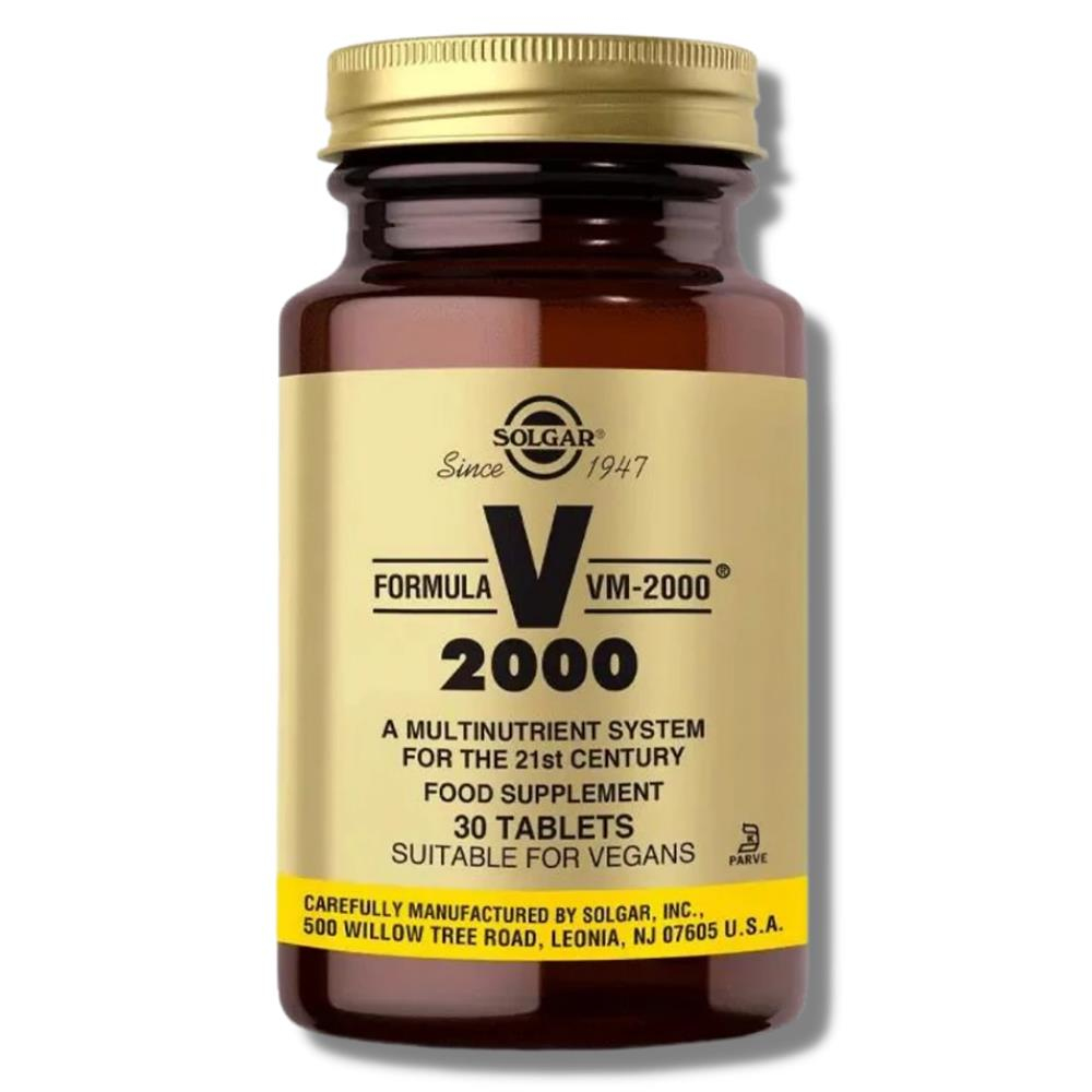 Solgar VM 2000 Multivitamin 30 Tablet Fiyatları - Modern Eczane