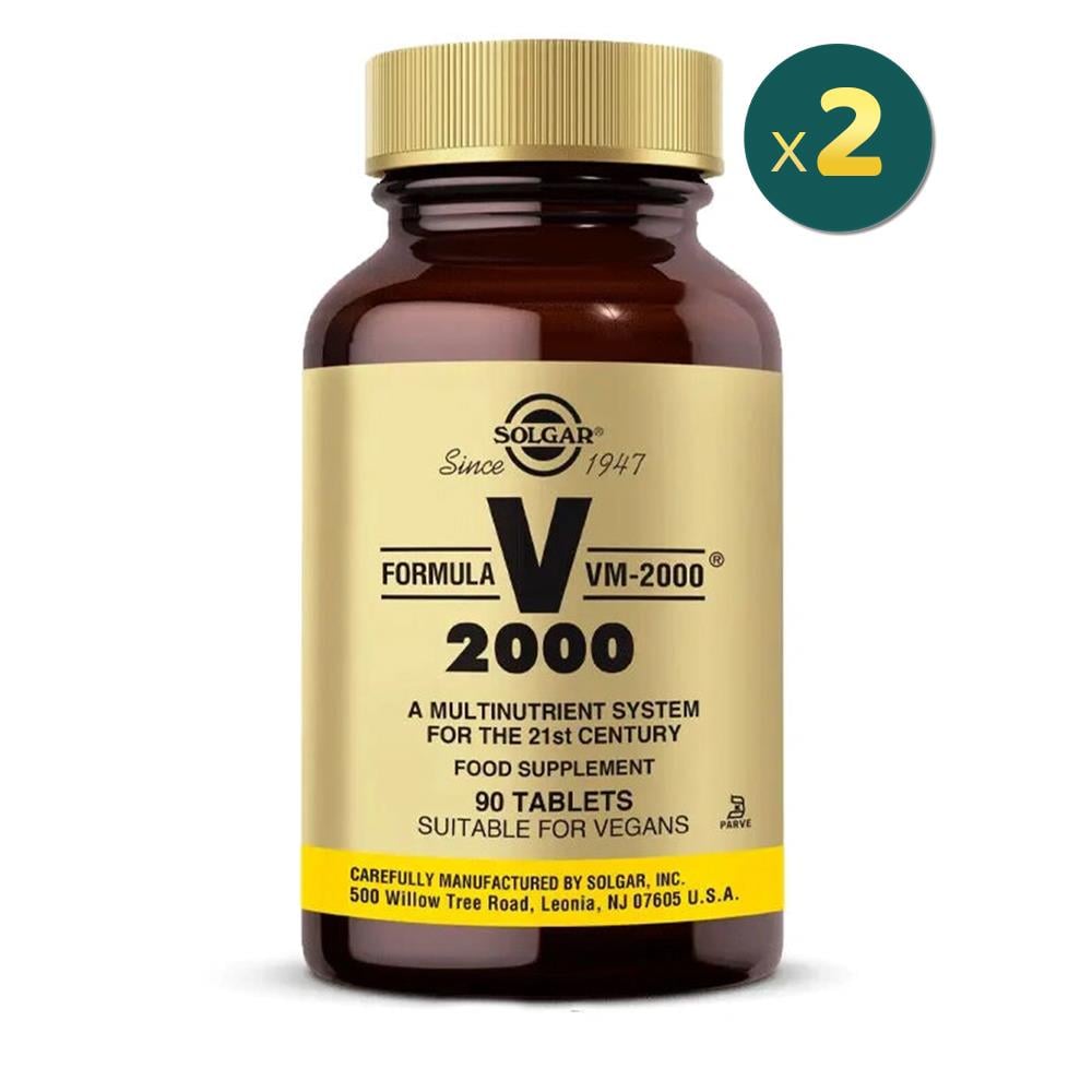 Solgar VM 2000 Multivitamin 90 Tablet 2 Adet Fiyatları - Modern Eczane